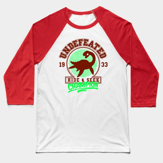 Undefeated Hide & Seek Champion Baseball T-Shirt by StudioPM71